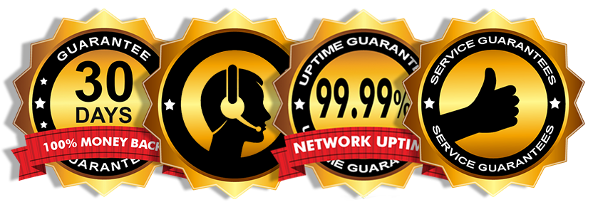 99.9% temps de fonctionnement du network garanti